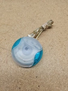 Apple USB Mouse M4848 Turquoise Blue Puck *O* - Picture 1 of 6