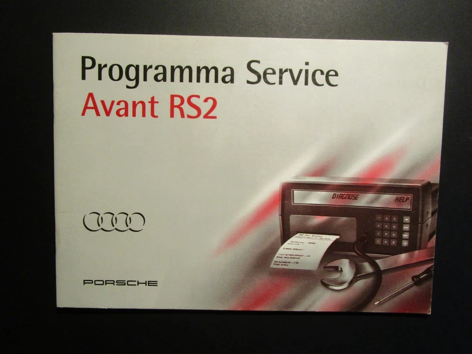 Programma Service Avant RS 2, italienisch, ohne Einträge, 1/1994, neuwertig - Bild 1 von 4