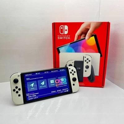 NUOVA Nintendo Switch OLED Bianca 128GB –PERSONALIZZATA con CHIP SALDATO P_FLY💎 - Immagine 1 di 4