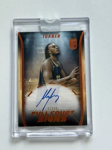 2023-24 Topps 3 Myles Turner Full Court Signs Auto /25 Indiana Pacers - Picture 1 of 2