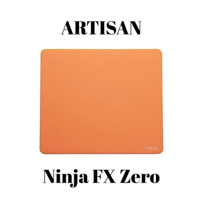 ARTISAN Gaming Mouse Pad Mat Ninja FX Zero Orange XSOFT SOFT MID L XL NEW JPN - Image 1 of 4