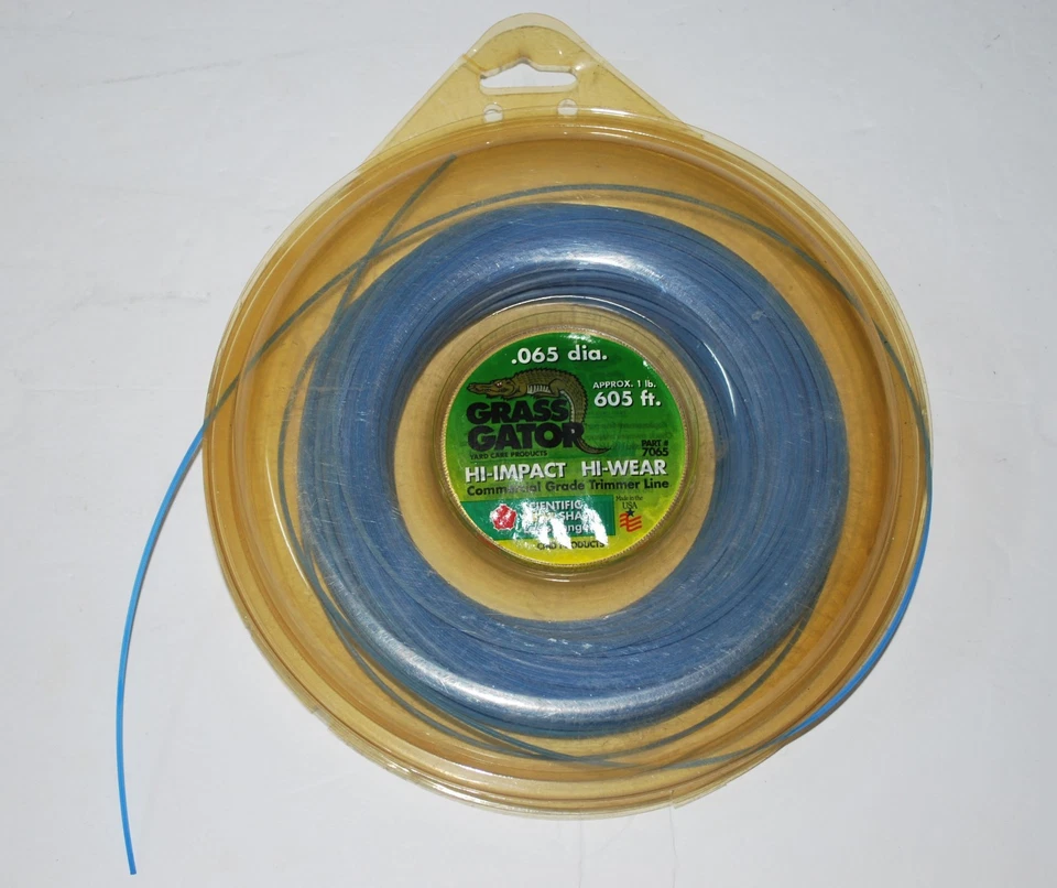 GRASS GATOR 7065 STRING TRIMMER LINE .065” X300? FEET - SCIENTIFIC 5-POINT SHAPE - Image 1 of 1