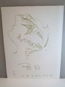 Dan Brereton original art Dinosaur 8X11 RARE early work 2002 - Picture 1 of 3