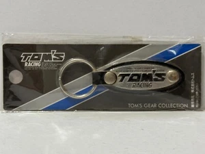 Vintage Toyota TOM'S Racing Leather Factory Sealed Keychain New TRD ae86 Supra - Picture 1 of 10
