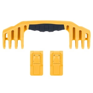 Yellow Pelican 1550 push button latches & handle set. - Picture 1 of 1