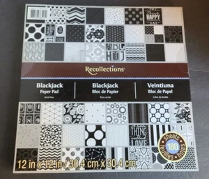 Recollections~ Blackjack~ 180 sheets~ 12"x12"~ Printed Paper - Picture 1 of 1