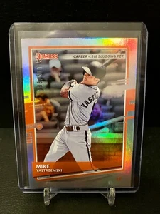 2020 Donruss Baseball Mike Yastrzemski rifrattore lamina #209 -105/500 - Foto 1 di 2