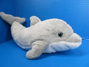 The Petting Zoo Bottlenose Dolphin Beanbag Plush 12" Stuffed Animal Toy - Picture 1 of 6