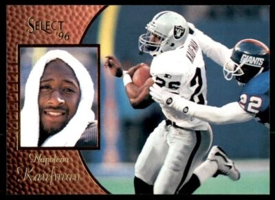 1996 Select Napoleon Kaufman Oakland Raiders #57 - Image 1 of 2