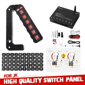 Left Side A-Pillar Switch Panel Light Control Kit For Jeep Wrangler JK 2007-2018 - Picture 1 of 14