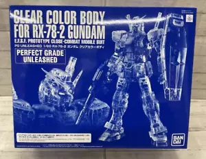 Bandai Plastic Model Kit PG UNLEASHED 1/60 RX-78-2 Gundam corpo colore trasparente - Foto 1 di 14