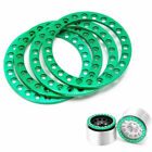 4Pack Colors Optional 1/10 RC Car Wheel Beadlock Ring For 1.9" Wheels Rim