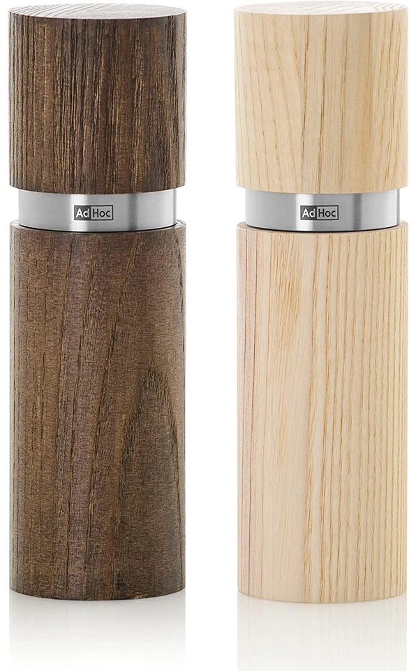 AdHoc Salz- o. Pfeffermühle TEXTURA ANTIQUE Set aus Holz/Edelstahl MP 25/MP 27 - Bild 1 von 1