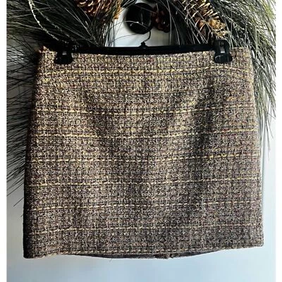 Beautiful Tweed like wool blend Women’s Willi Smith lined Skirt Size 8 Foto 1 de 4