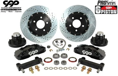 1968-74 Chevy II Nova X-Body Front 14" 6 Piston Big Brake Disc Conversion Kit Foto 1 de 4