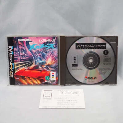 MEGA RACE 3DO Game FZ-SJ2751 3D Action Car Racing Tested Working Japan - Image 1 of 4