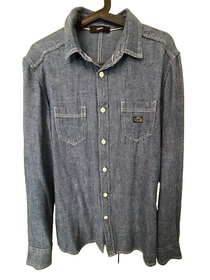 DIESEL средний длинным рукавом хлопковая рубашка на пуговицах  - Изображение 1 из 4