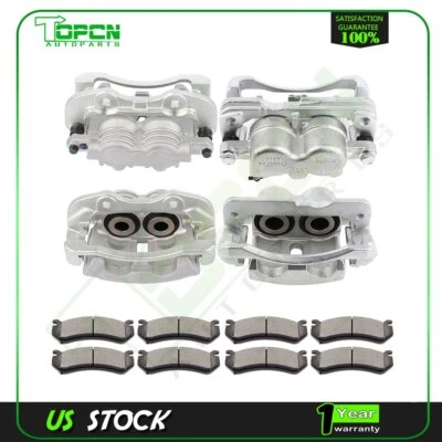 Brake Front and Rear Calipers + Ceramic pads For 2003-06 Chevrolet Suburban 1500 — 第 1/4 张图片