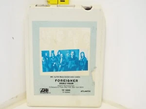 used FOREIGNER DOUBLE VISION   8 TRACK TAPE TESTED works - Imagen 1 de 4