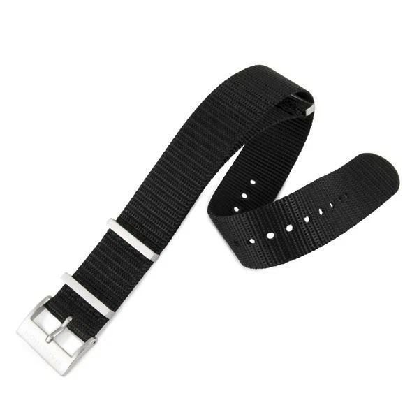 Marathon 22mm Nylon DEFSTAN Watch Band Stainless Steel Square Buckle WW005023BK
