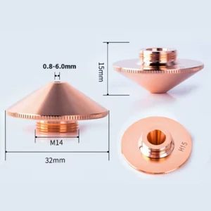 Boquillas de corte por láser D32 simples/dobles para Raytools BT220 BM114 cabezal de corte por láser - Imagen 1 de 9