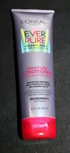 NUOVO CONDIZIONATORE LOREAL PARIS EVER PURE SOLFATE FREE COLOR CARE IDRATAZIONE ROSMARINO - Foto 1 di 2
