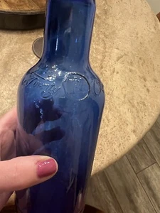 Vintage Ferolito &Vultaggio & Söhne, kobaltblau V Flasche 20 Unzen TV - Bild 1 von 5