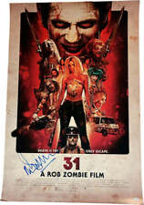 Malcolm McDowell Autographed 22x32 31 Rob Zombie Movie Poster