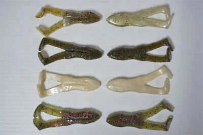 5 paquetes - ¡Señuelos de pesca Strike King Shaw's Pro Series Ribbit Frog de 3,5"! 4 colores Foto 1 de 4