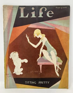 Life Magazine March 24, 1927 - Sitting Pretty - John Held Jr. - Art Deco - 1920s - Picture 1 of 12