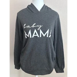 Sudadera con Capucha Ragdoll Mujer Gris "Baby Mama" Manga Larga - Talla 3 - Imagen 1 de 9