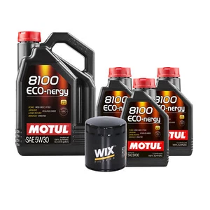 8L Motul 8100 ECO-NERGY 5W30 Wix Filter Motor Oil Change Kit API SL - Picture 1 of 1