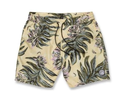 VOLCOM Men's Elastic Waist Boardshorts CENTER PRINT TRUNK - DNY - XLarge - NWT - Image 1 of 2