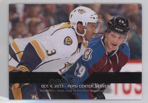 2013-14 SP Authentic Moments Nathan MacKinnon Seth Jones #191 Rookie RC