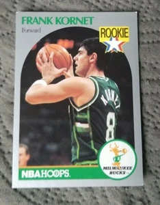 1990-91 Hoops Milwaukee Bucks Basketball Card #176 Frank Kornet - Picture 1 of 2