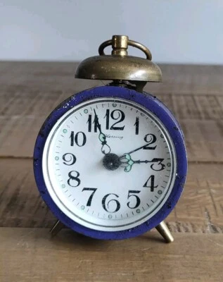 Ancien Réveil BLESSING - Violet -  Fabrication allemande Années 70 - Vintage  - Bild 1 von 4