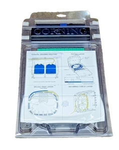 Corning CCH-CS12-6C WCH Pigtailed Splice Cassette Simplex Single Mode Fiber 250 - Picture 1 of 7