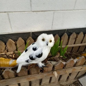 new simulation foam&feather owl model doll Home Garden Decoration about32cm - Picture 1 of 1