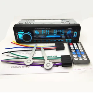 Car Stereo MP3 Player bluetooth USB AUX FM Radio Auto Receiver Remote Control - Picture 1 of 1