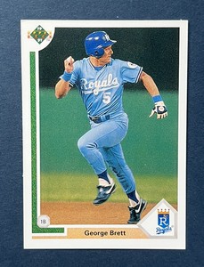 1991 Upper Deck #525 George Brett Kansas City Royals Card