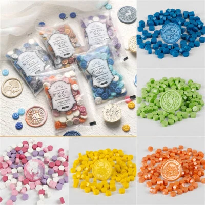 Tabletas de cera selladora bolsa pequeña octogonal 53 colores 100 tabletas tabletas tabletas de cera selladas Foto 1 de 4