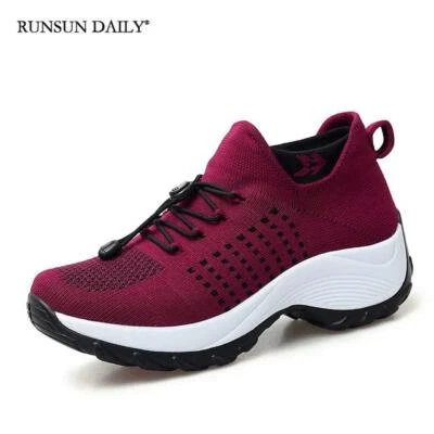 Women Ortho Stretch Cushion Sneakers Orthopedic Diabetic Running Walking Shoes - Image 1 of 4