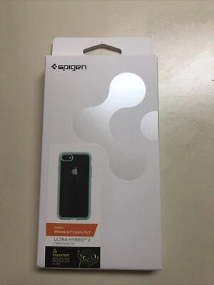 New Spigen Apple iPhone 7, 8 4.7” Ultra Hybrid 2 Case Mint Green - Image 1 of 3