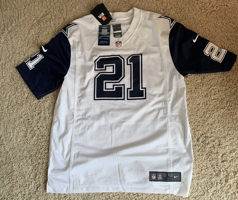 Nike Ezekiel Elliott Offical NFL Dallas Cowboys  Jersey Men's Large Cover