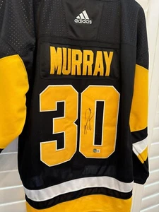 Matt Murray Signed Pittsburgh Penguins Jersey Beckett BAS COA Autograph - Picture 1 of 5