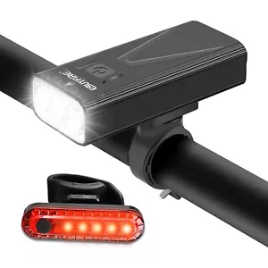 USB Rechargeable Bike Lights Set, Bike Headlight 3T6 LED 3000LM,Super Bright ... - Picture 1 of 7