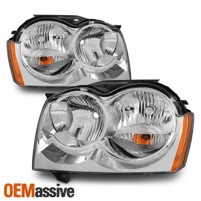Faros de repuesto para Jeep Grand Cherokee Fit 05-07 2005 2006 2007 luz Foto 1 de 4