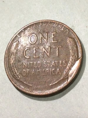 MASSIVE Die Cud Error 1941 S wheat Penny- Incredible Major Error Coin - Image 1 of 4