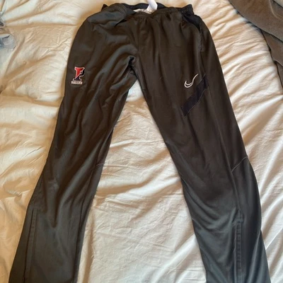 University of Pennsylvania Penn Quakers Soccer Dri-Fit Gray Joggers Large Pants - Image 1 of 4