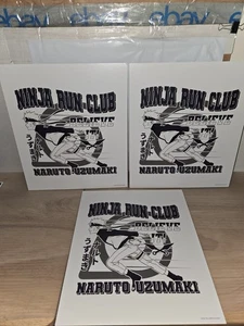 (3) Ninja Run Club Naruto Uzumaki Werbedisplays 10"×111/2 - Bild 1 von 5